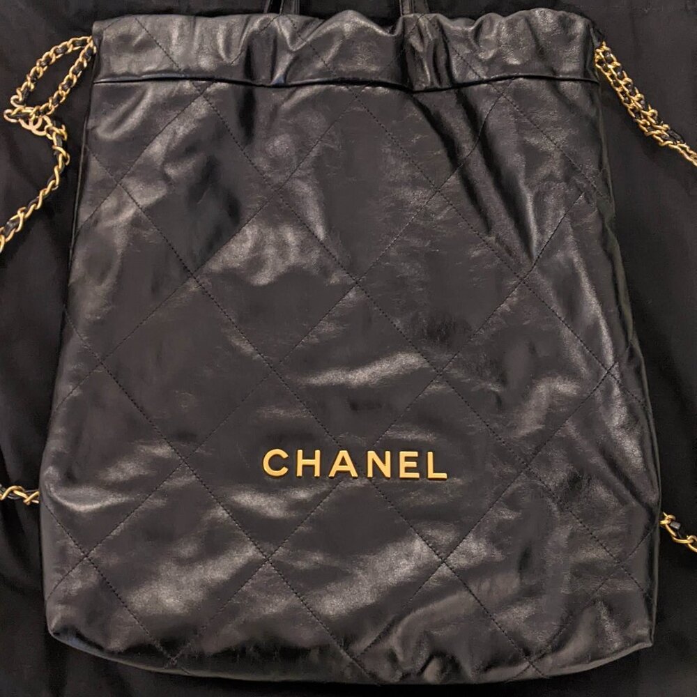 Chanel 22 Backpack - Black